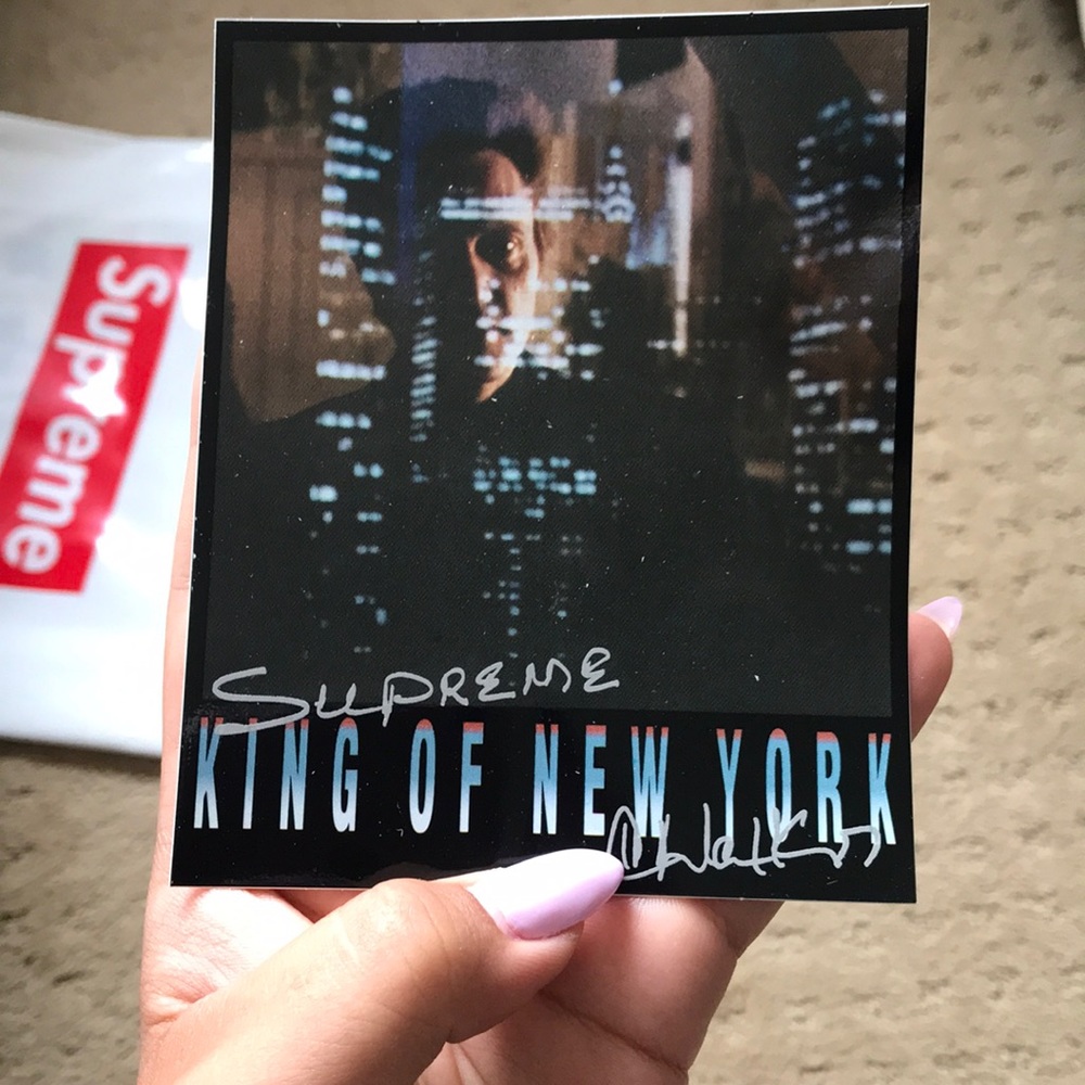 SUPREME KING OF NEW YORK STICKER
